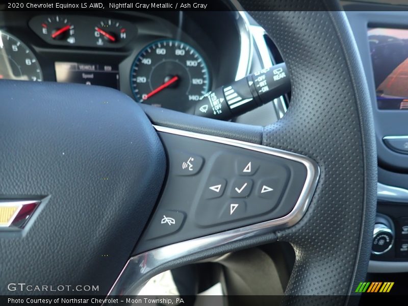 Nightfall Gray Metallic / Ash Gray 2020 Chevrolet Equinox LS AWD