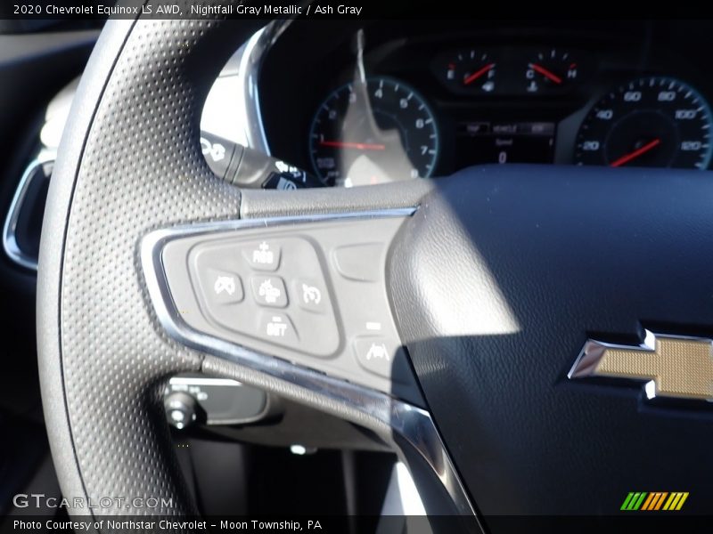 Nightfall Gray Metallic / Ash Gray 2020 Chevrolet Equinox LS AWD