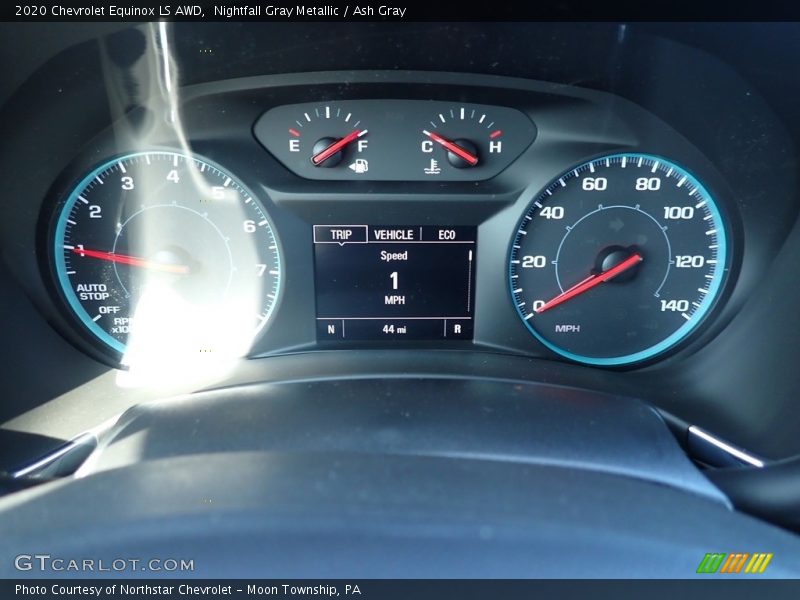 Nightfall Gray Metallic / Ash Gray 2020 Chevrolet Equinox LS AWD