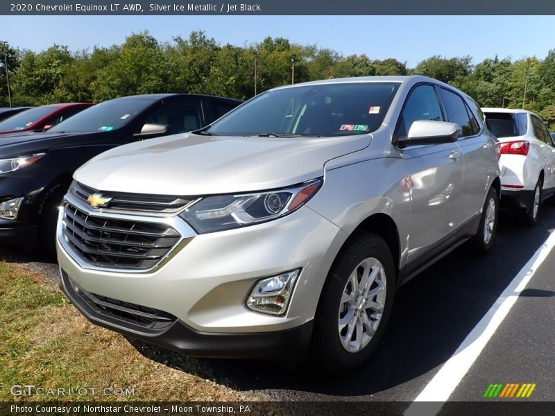 Silver Ice Metallic / Jet Black 2020 Chevrolet Equinox LT AWD