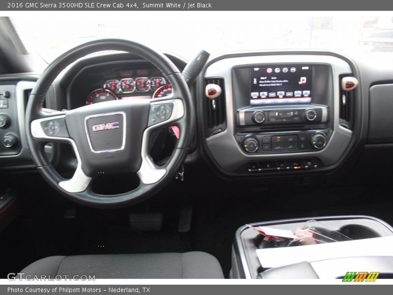 Summit White / Jet Black 2016 GMC Sierra 3500HD SLE Crew Cab 4x4