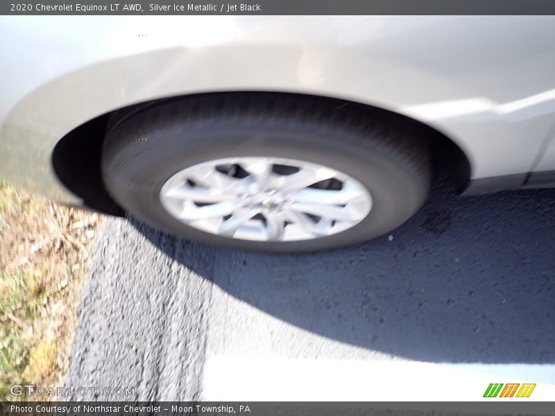 Silver Ice Metallic / Jet Black 2020 Chevrolet Equinox LT AWD