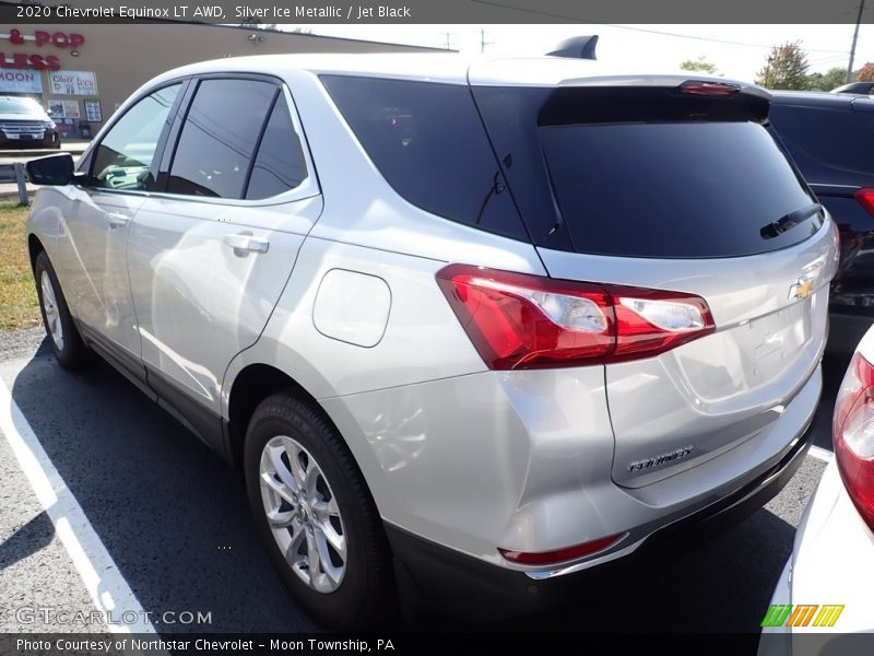Silver Ice Metallic / Jet Black 2020 Chevrolet Equinox LT AWD