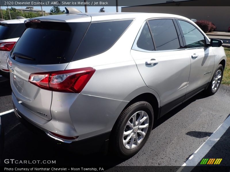 Silver Ice Metallic / Jet Black 2020 Chevrolet Equinox LT AWD