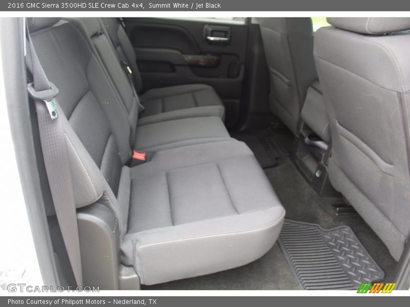 Rear Seat of 2016 Sierra 3500HD SLE Crew Cab 4x4