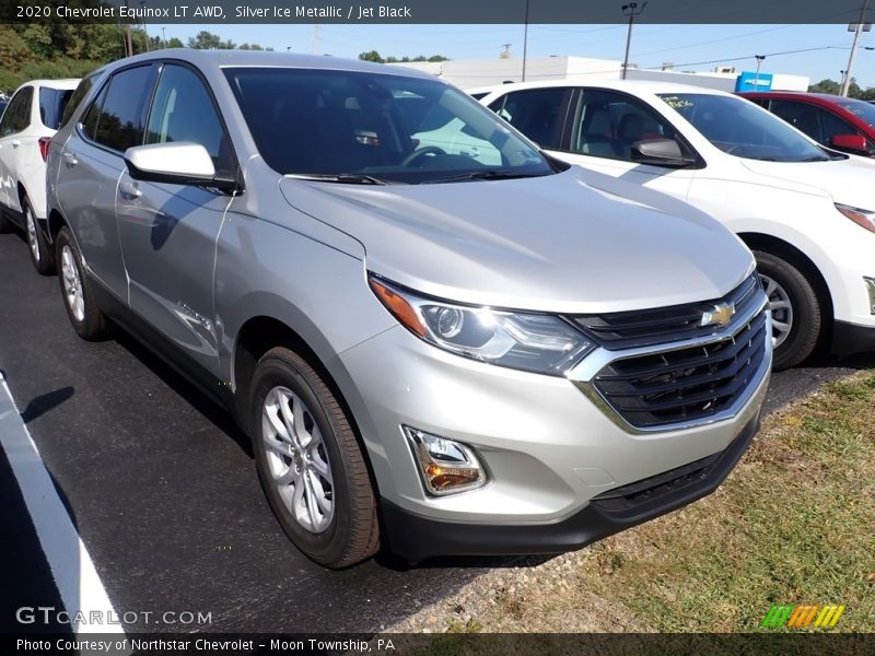 Silver Ice Metallic / Jet Black 2020 Chevrolet Equinox LT AWD