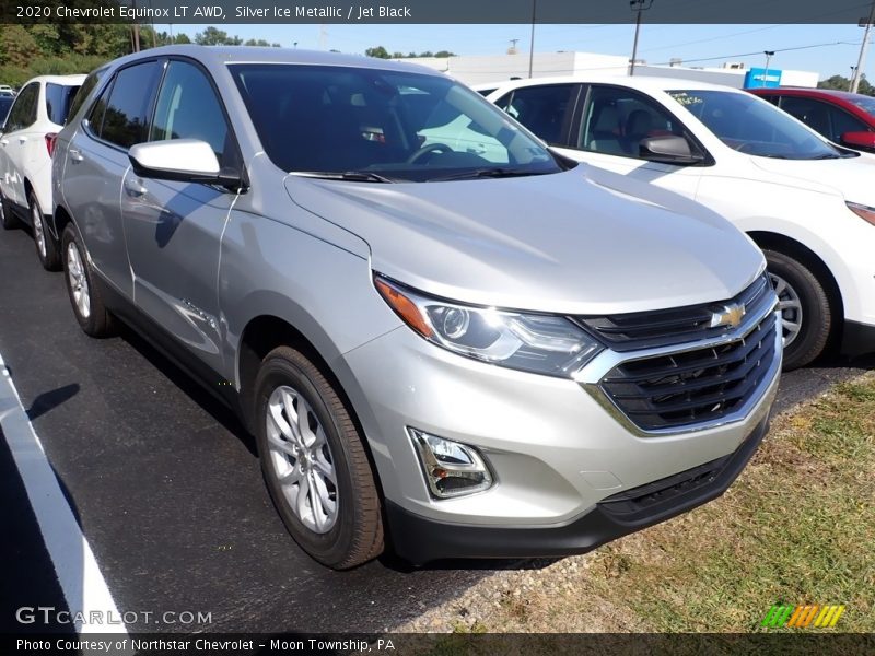 Silver Ice Metallic / Jet Black 2020 Chevrolet Equinox LT AWD