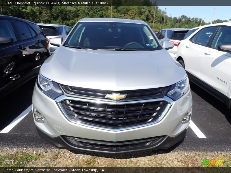 Silver Ice Metallic / Jet Black 2020 Chevrolet Equinox LT AWD