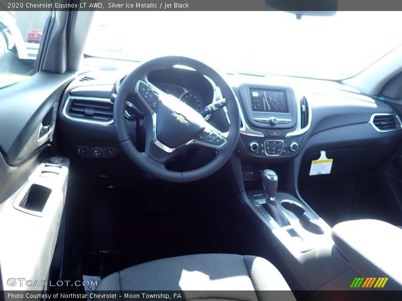 Silver Ice Metallic / Jet Black 2020 Chevrolet Equinox LT AWD
