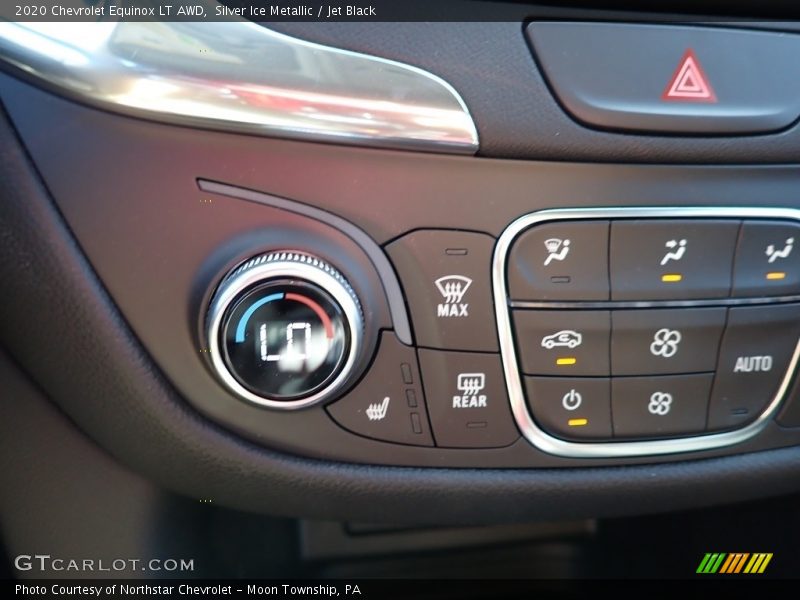 Silver Ice Metallic / Jet Black 2020 Chevrolet Equinox LT AWD