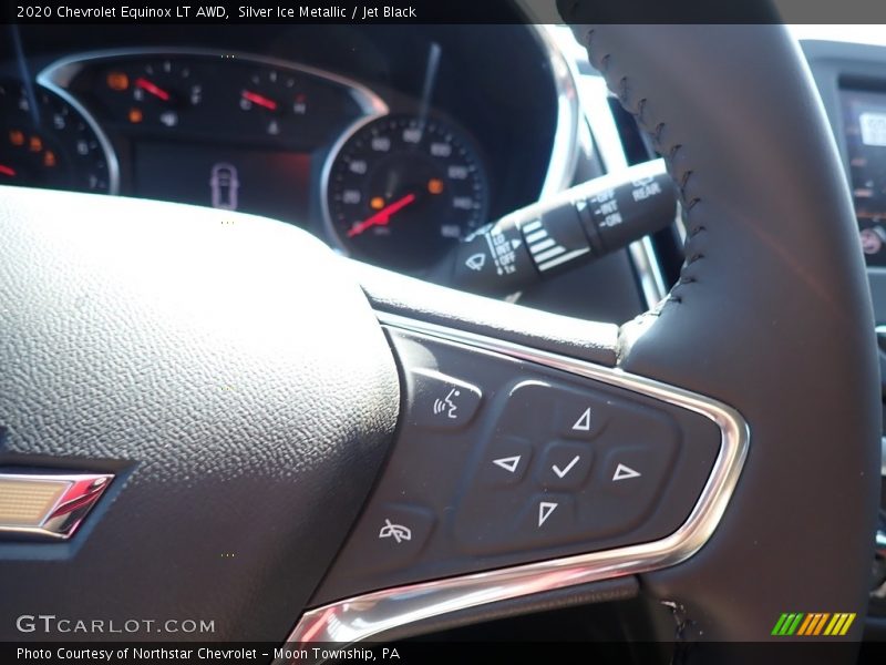 Silver Ice Metallic / Jet Black 2020 Chevrolet Equinox LT AWD