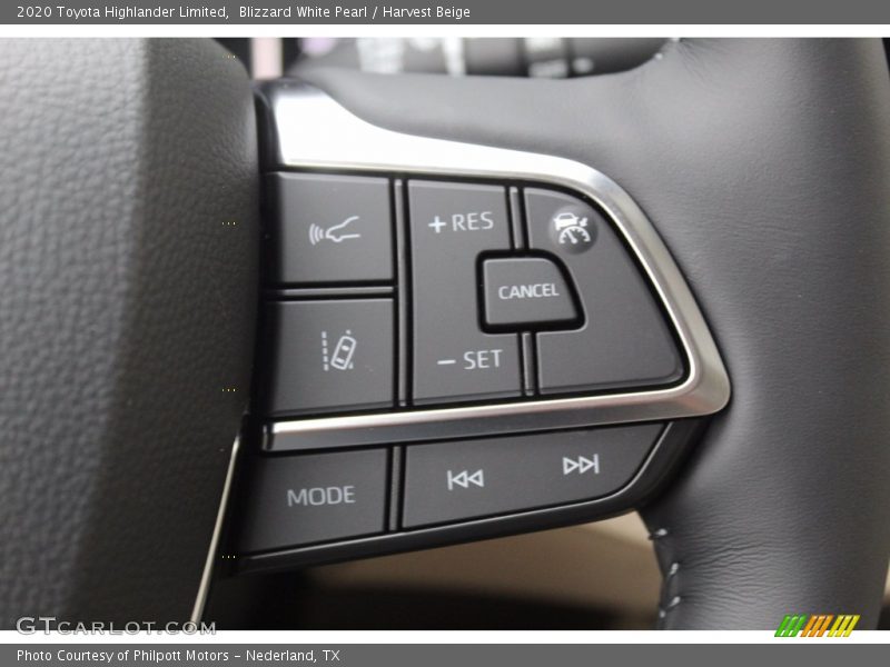 Blizzard White Pearl / Harvest Beige 2020 Toyota Highlander Limited