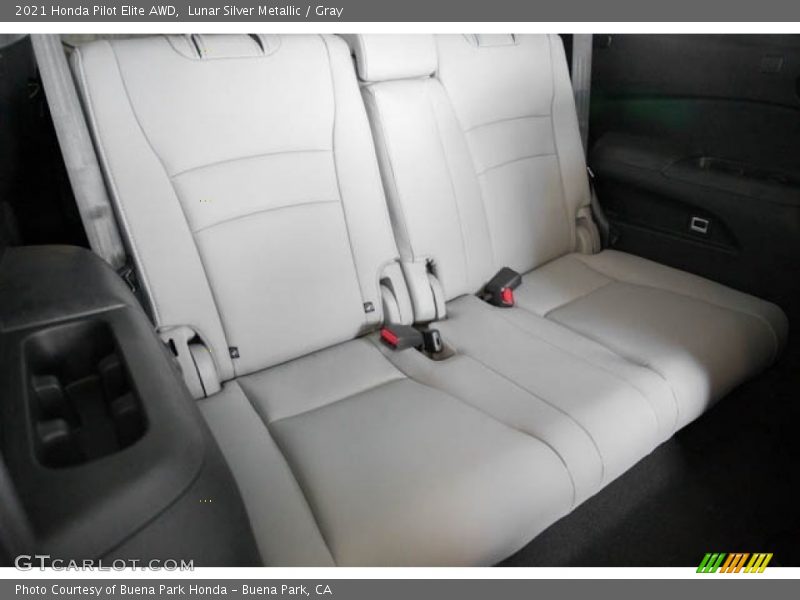 Lunar Silver Metallic / Gray 2021 Honda Pilot Elite AWD