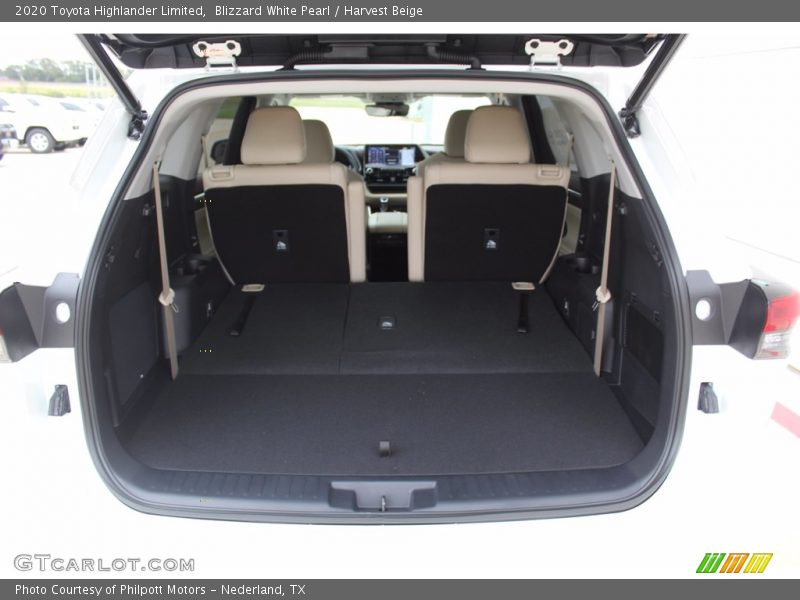 Blizzard White Pearl / Harvest Beige 2020 Toyota Highlander Limited