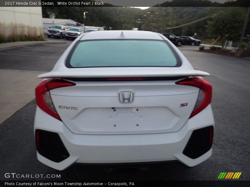 White Orchid Pearl / Black 2017 Honda Civic Si Sedan