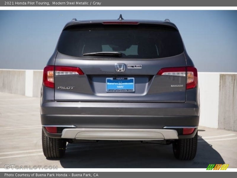 Modern Steel Metallic / Gray 2021 Honda Pilot Touring