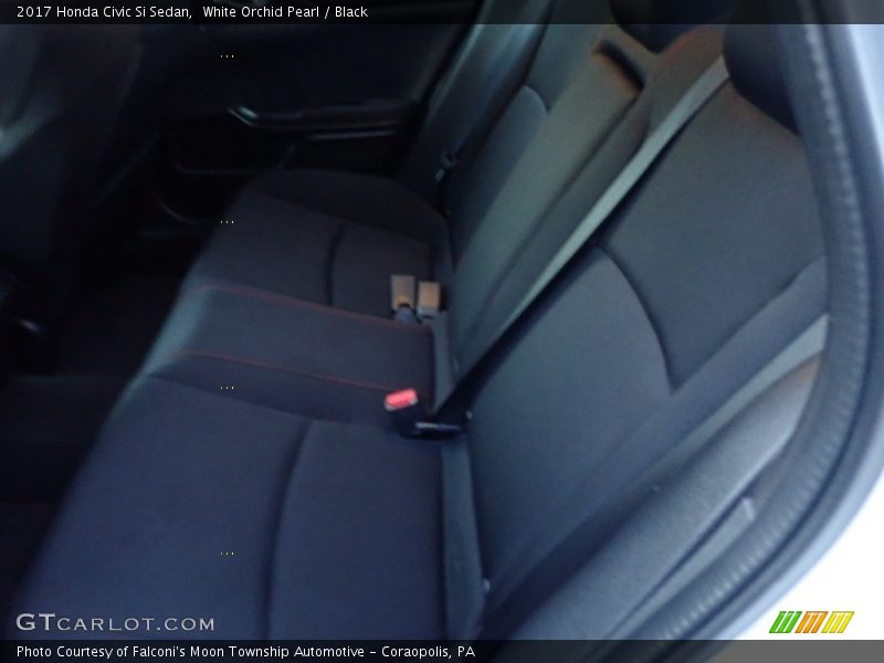 White Orchid Pearl / Black 2017 Honda Civic Si Sedan