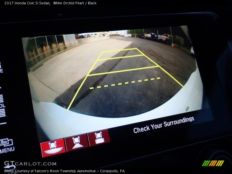 White Orchid Pearl / Black 2017 Honda Civic Si Sedan