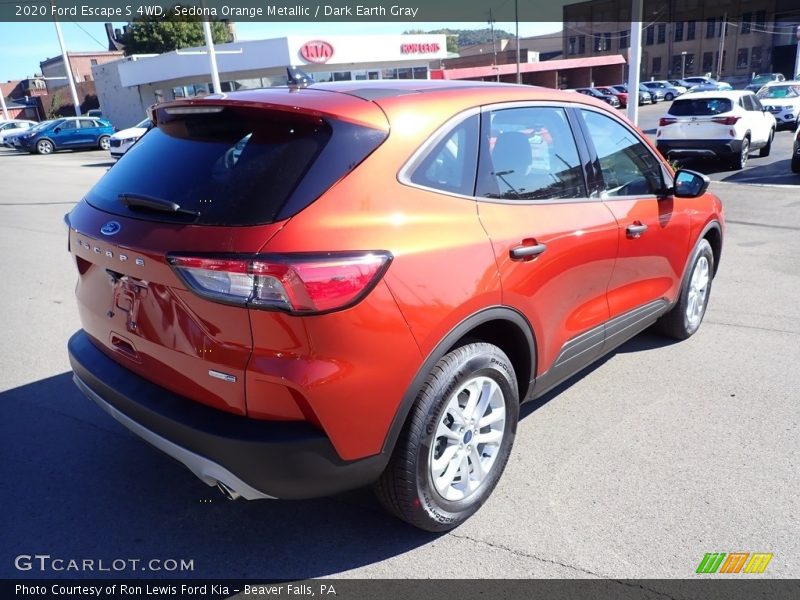 Sedona Orange Metallic / Dark Earth Gray 2020 Ford Escape S 4WD