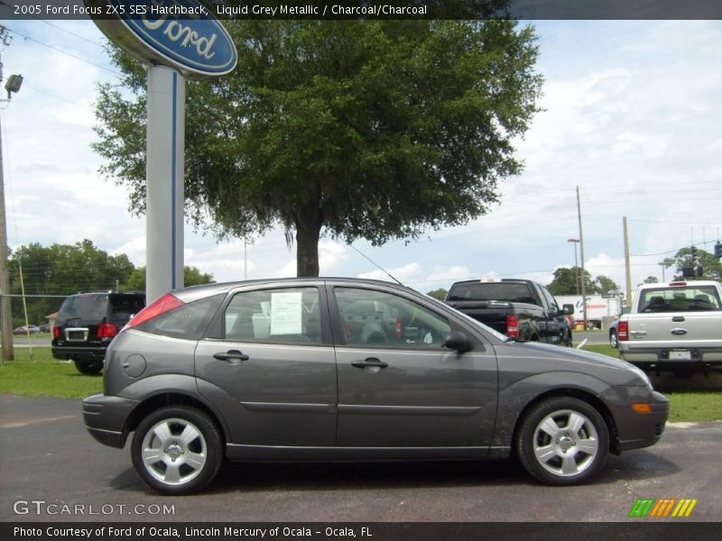 Liquid Grey Metallic / Charcoal/Charcoal 2005 Ford Focus ZX5 SES Hatchback