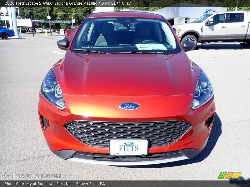 Sedona Orange Metallic / Dark Earth Gray 2020 Ford Escape S 4WD