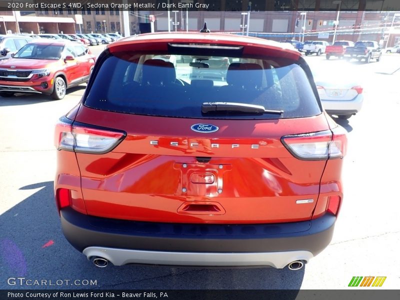 Sedona Orange Metallic / Dark Earth Gray 2020 Ford Escape S 4WD