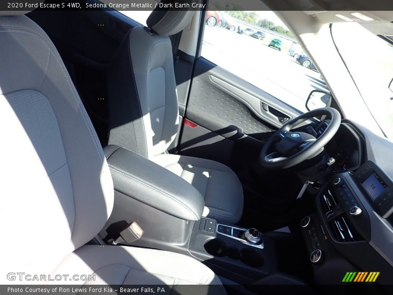 Sedona Orange Metallic / Dark Earth Gray 2020 Ford Escape S 4WD