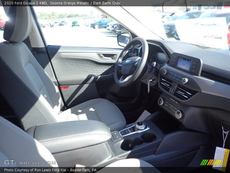 Sedona Orange Metallic / Dark Earth Gray 2020 Ford Escape S 4WD