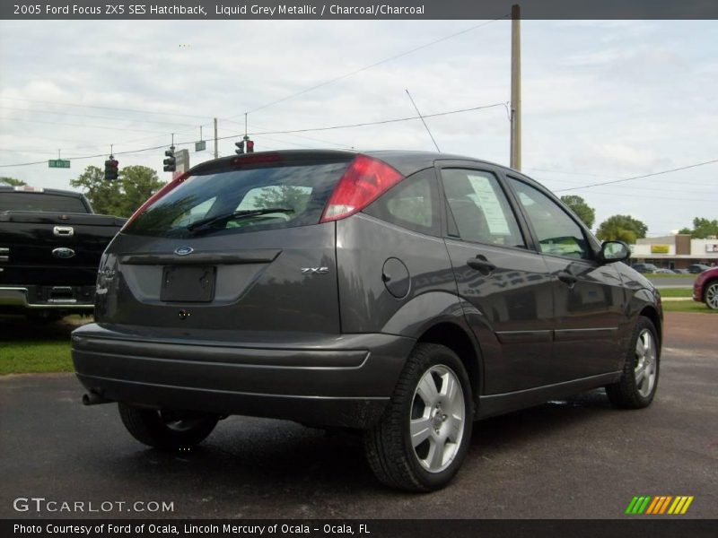 Liquid Grey Metallic / Charcoal/Charcoal 2005 Ford Focus ZX5 SES Hatchback