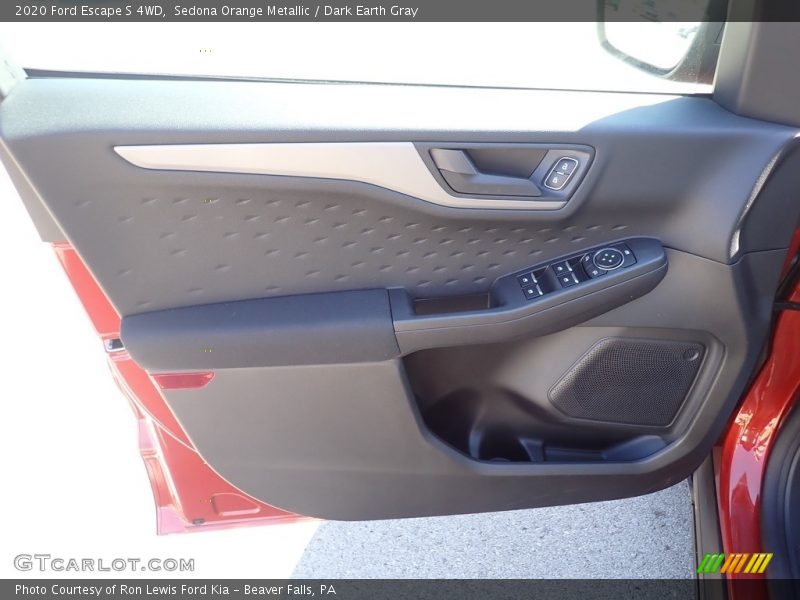 Sedona Orange Metallic / Dark Earth Gray 2020 Ford Escape S 4WD