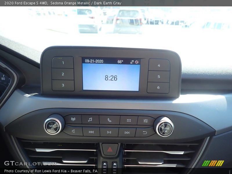 Controls of 2020 Escape S 4WD