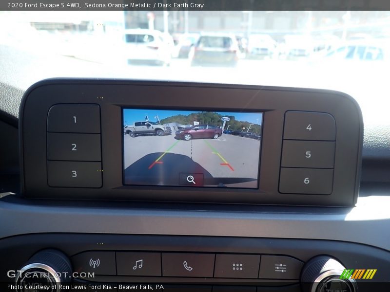 Sedona Orange Metallic / Dark Earth Gray 2020 Ford Escape S 4WD