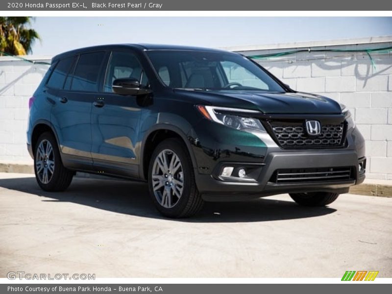 Black Forest Pearl / Gray 2020 Honda Passport EX-L