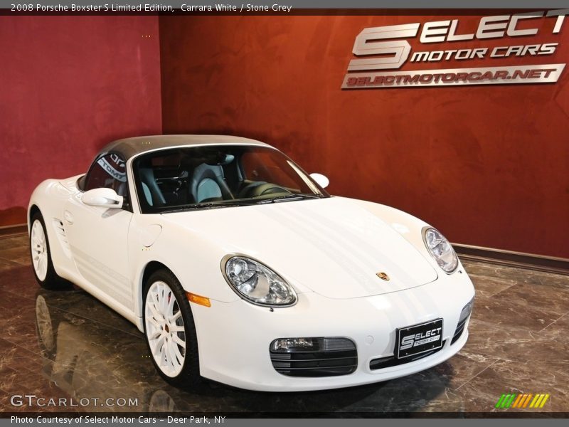 Carrara White / Stone Grey 2008 Porsche Boxster S Limited Edition