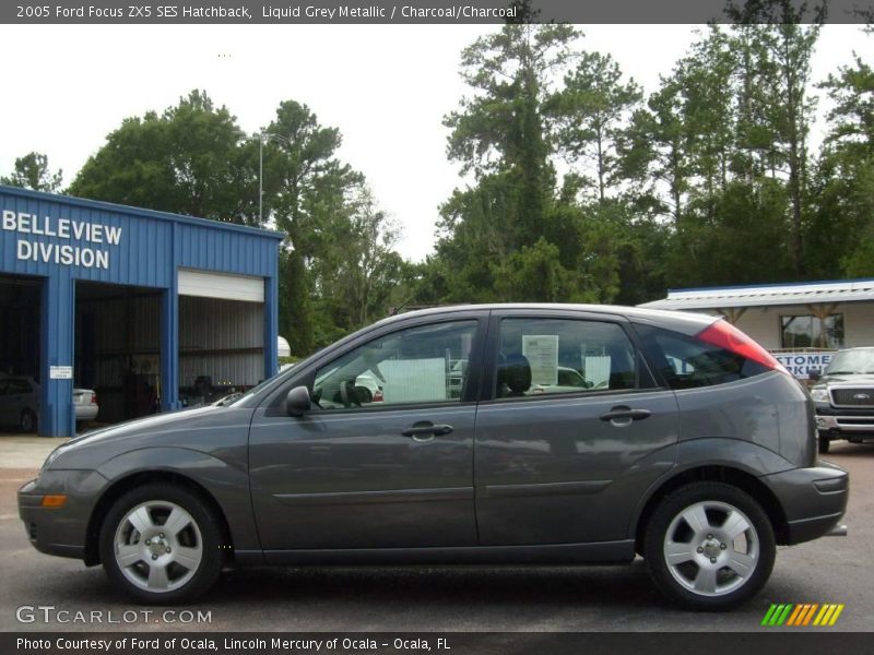 Liquid Grey Metallic / Charcoal/Charcoal 2005 Ford Focus ZX5 SES Hatchback