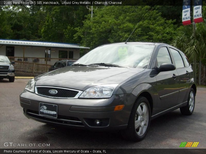 Liquid Grey Metallic / Charcoal/Charcoal 2005 Ford Focus ZX5 SES Hatchback
