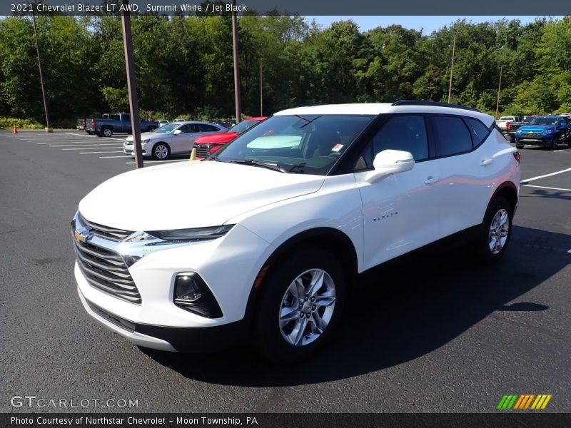 Summit White / Jet Black 2021 Chevrolet Blazer LT AWD