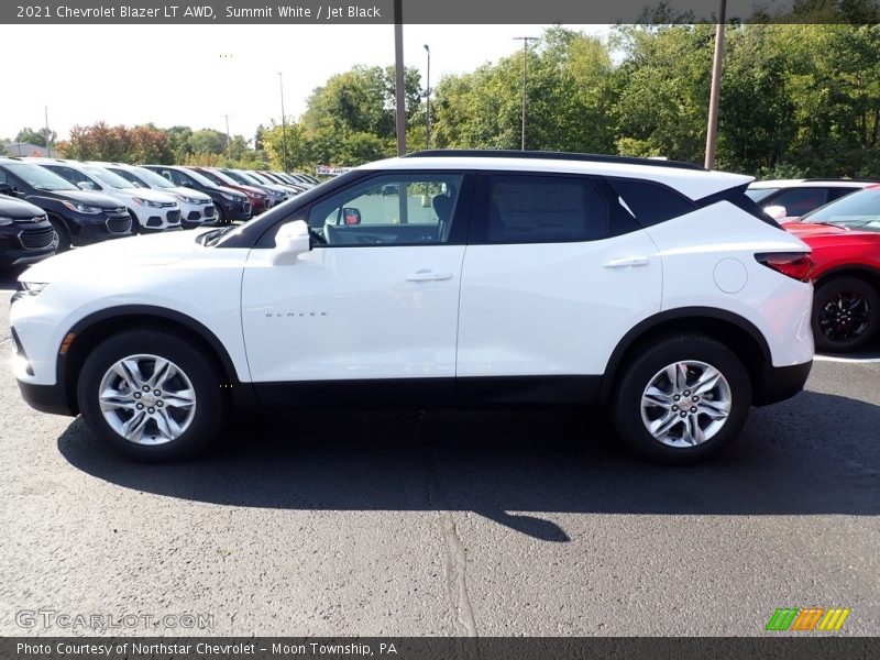 Summit White / Jet Black 2021 Chevrolet Blazer LT AWD