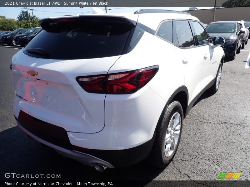 Summit White / Jet Black 2021 Chevrolet Blazer LT AWD