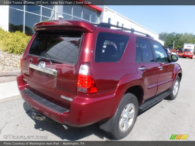 Salsa Red Pearl / Stone Gray 2008 Toyota 4Runner SR5 4x4