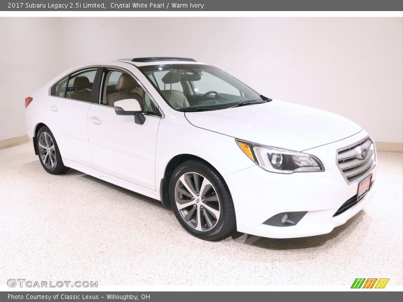 Crystal White Pearl / Warm Ivory 2017 Subaru Legacy 2.5i Limited