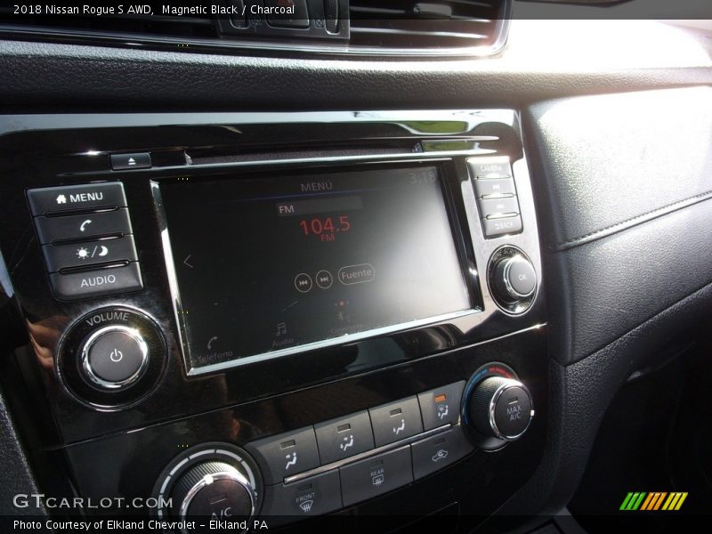 Magnetic Black / Charcoal 2018 Nissan Rogue S AWD