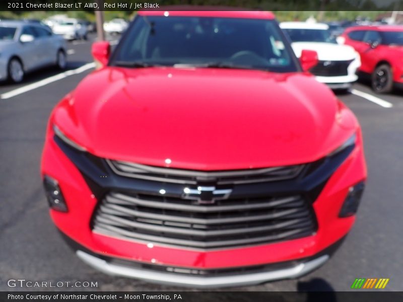 Red Hot / Jet Black 2021 Chevrolet Blazer LT AWD