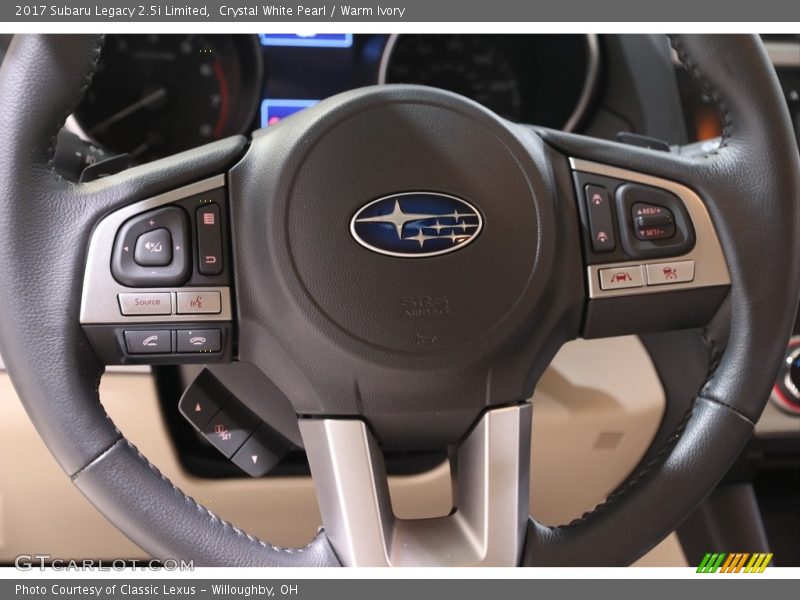 Crystal White Pearl / Warm Ivory 2017 Subaru Legacy 2.5i Limited