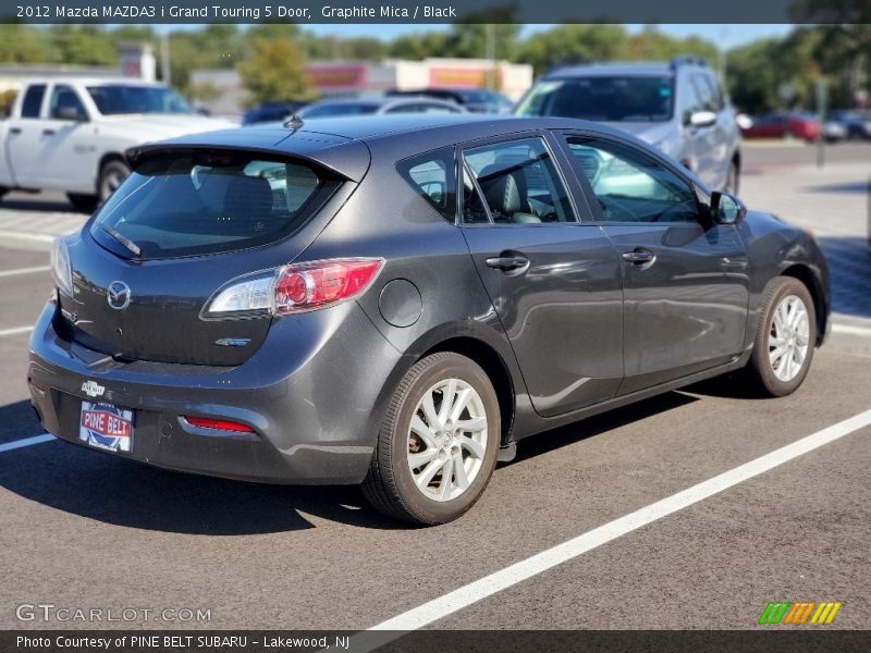 Graphite Mica / Black 2012 Mazda MAZDA3 i Grand Touring 5 Door