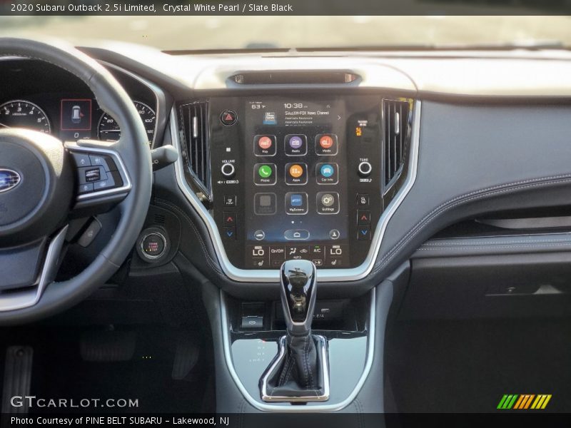 Crystal White Pearl / Slate Black 2020 Subaru Outback 2.5i Limited