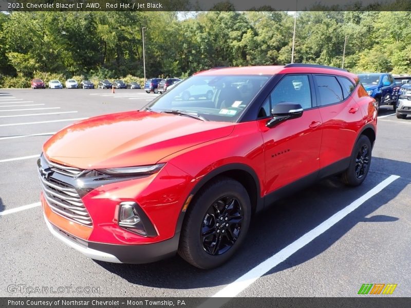 Red Hot / Jet Black 2021 Chevrolet Blazer LT AWD