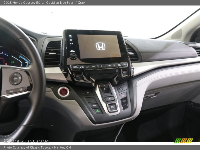 Obsidian Blue Pearl / Gray 2018 Honda Odyssey EX-L