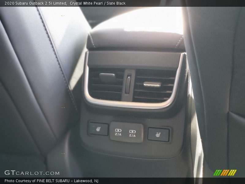 Crystal White Pearl / Slate Black 2020 Subaru Outback 2.5i Limited