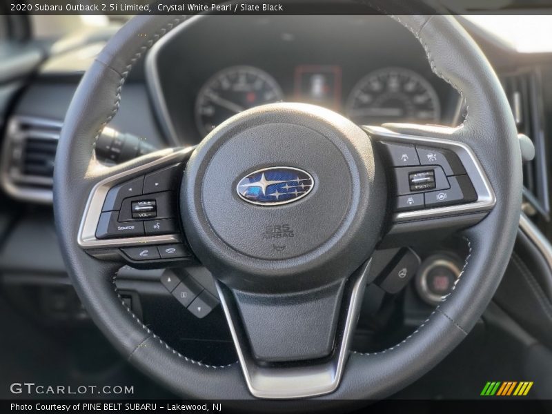 Crystal White Pearl / Slate Black 2020 Subaru Outback 2.5i Limited